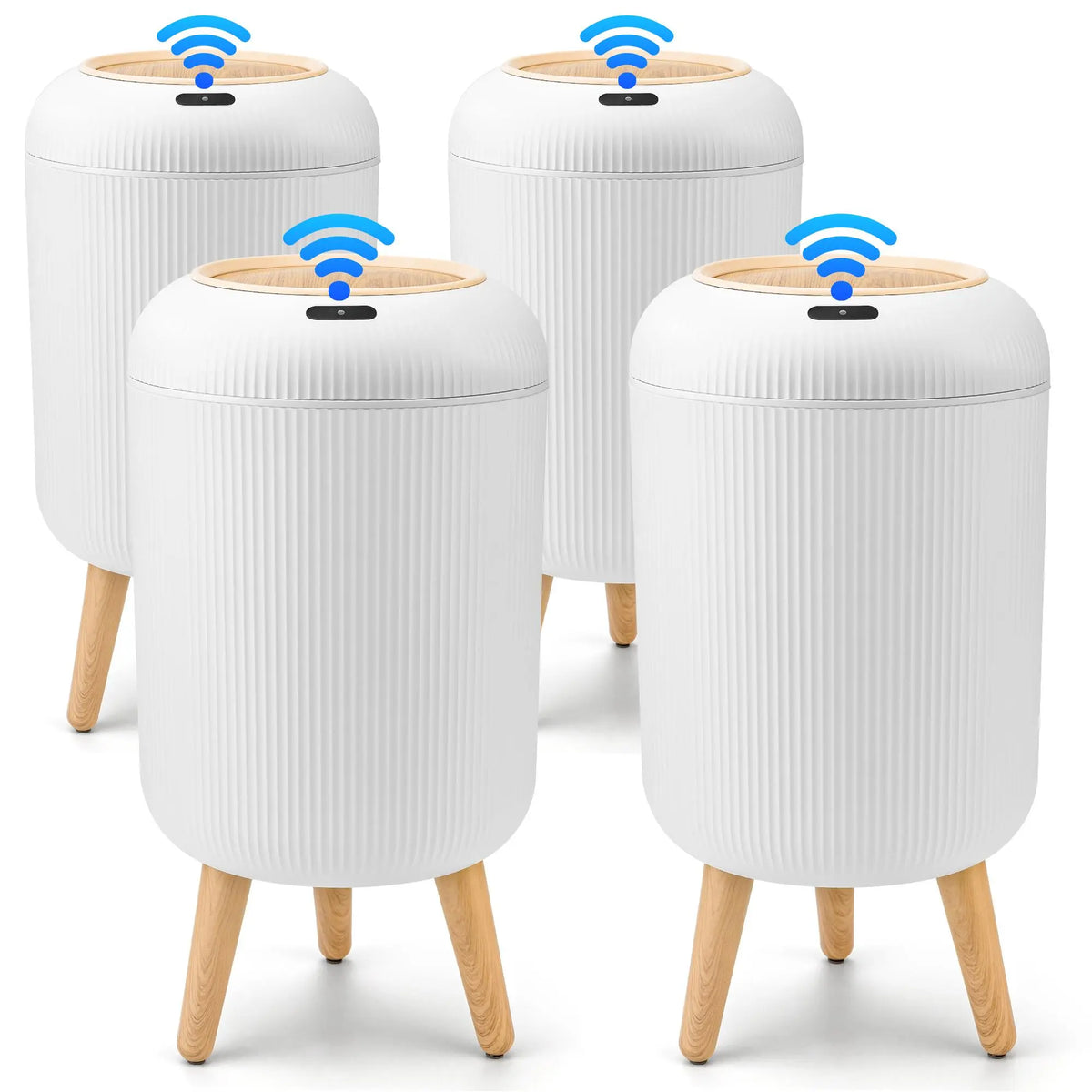 Upgrade Your Space with the Pukomc Smart Induction Waterproof Trash Can – Perfect for Any Room! 🌟♻️ #HomeEssentials #SmartLiving #EcoFriendly