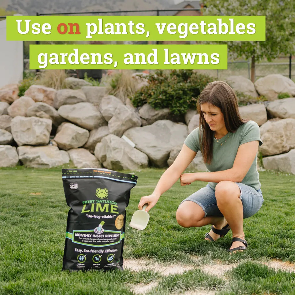 Say goodbye to pesky bugs! 🌿✨ First Saturday Lime is your pet-friendly insect repellent and deodorizer for home, garden, yard, and chicken coop. Keep your space safe and fresh! 🐾🦟 #PestControl #HomeGarden