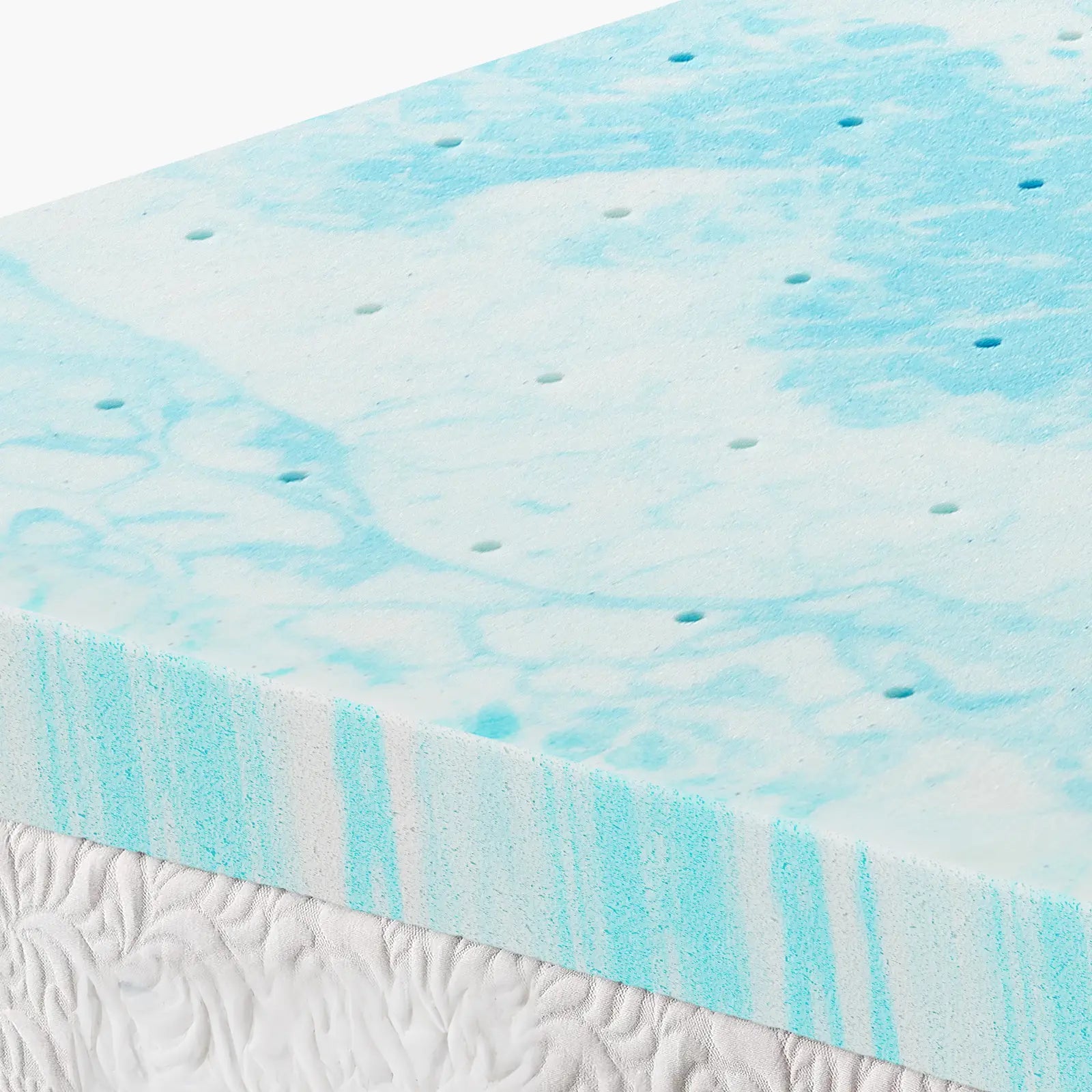 Transform Your Sleep with Our Cooling Gel Memory Foam Bed Topper - The Ultimate Cozy Gift for Back to School and Home Decor!