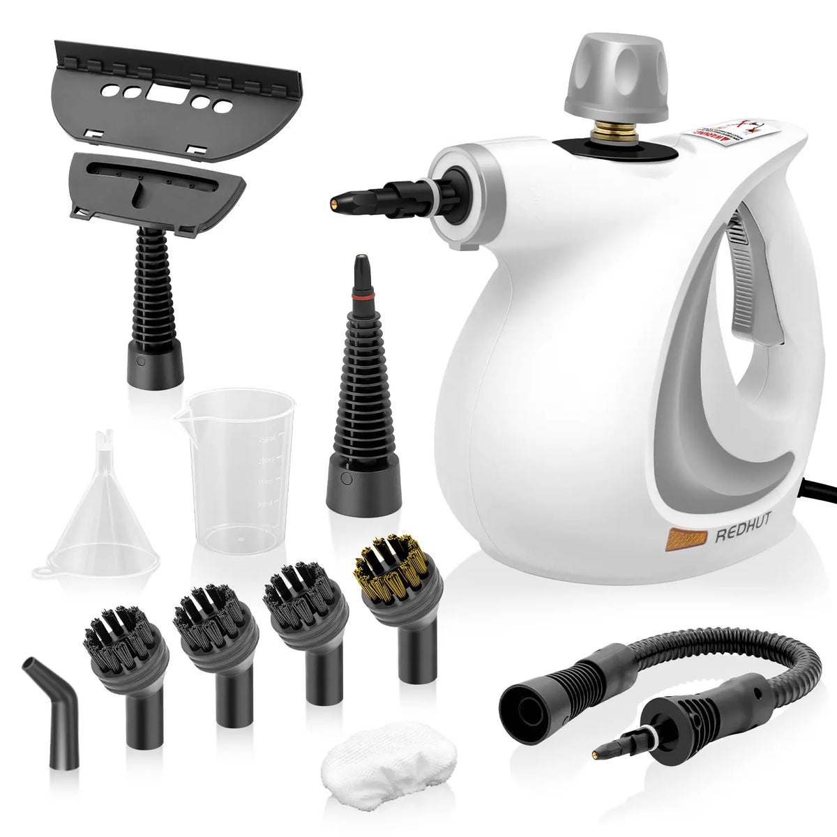 Transform your cleaning routine with the Redhut 2026 Portable Steam Cleaner! 💧✨ Lightweight, compact, and chemical-free, it comes with 12 accessories for a sparkling home. Safe for the whole family! 🏡💚 #CleanWithSteam #HomeEssentials