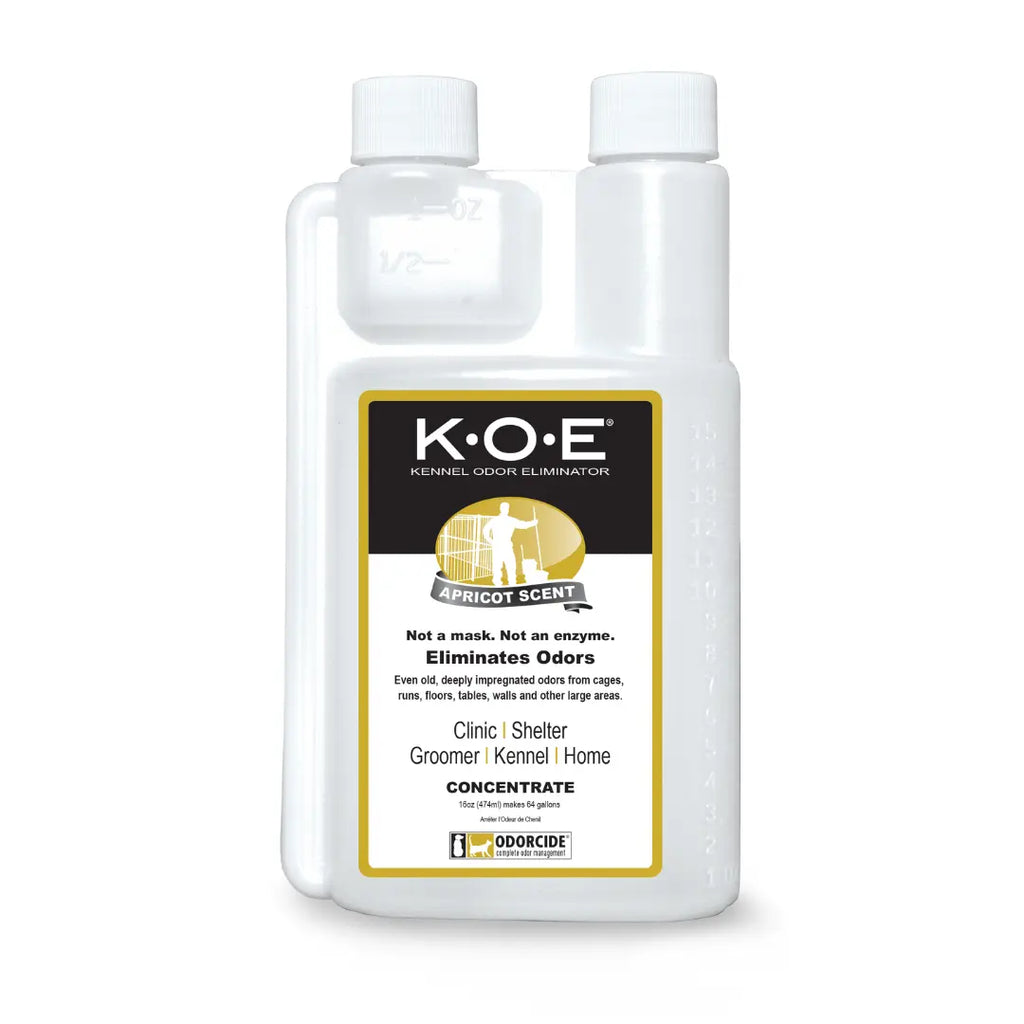 Say goodbye to pet odors! 🌟 K.O.E. 16Oz Kennel Odor Eliminator - Choose Your Favorite Scent! 🐾✨