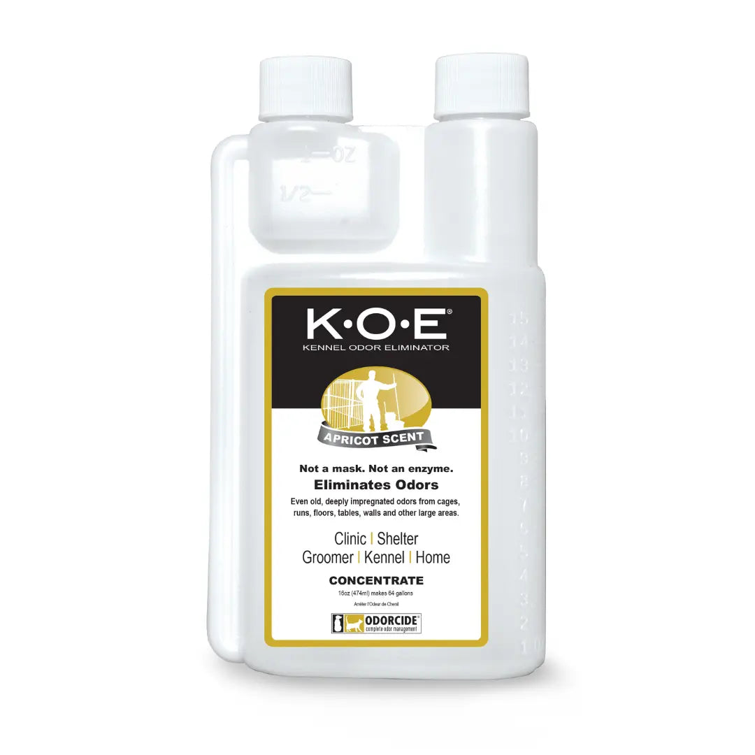Say goodbye to pet odors! 🌟 K.O.E. 16Oz Kennel Odor Eliminator - Choose Your Favorite Scent! 🐾✨