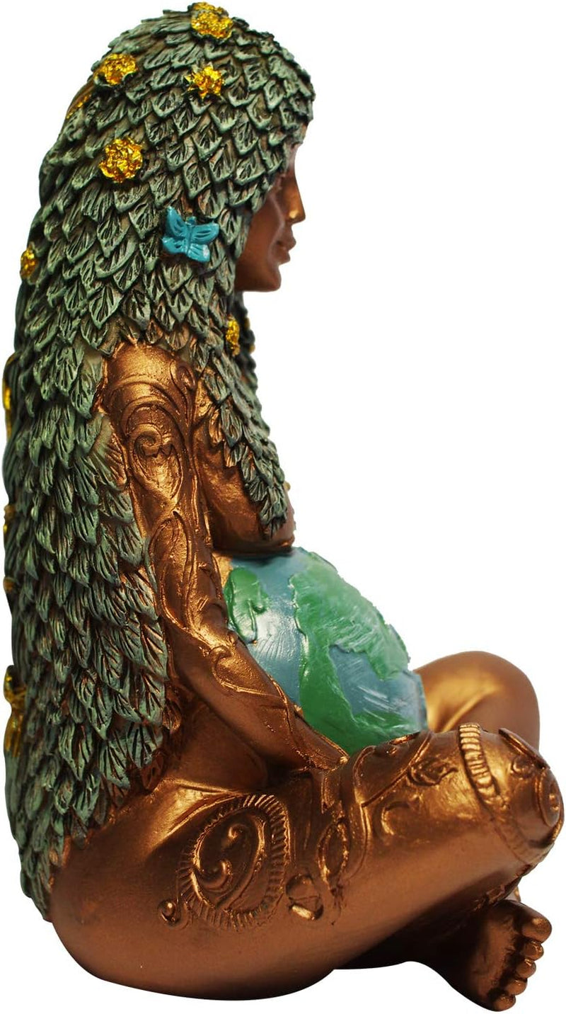 Mother Earth Statue, Fertility Nature Gaia Goddess Statue, Wiccan Altar Table Supplies