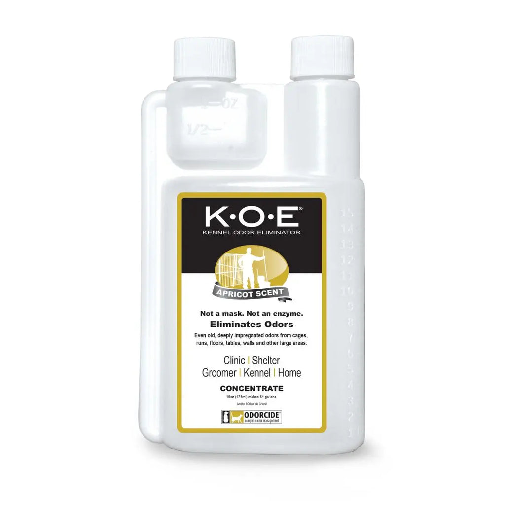 Say goodbye to pet odors! 🌟 K.O.E. 16Oz Kennel Odor Eliminator - Choose Your Favorite Scent! 🐾✨