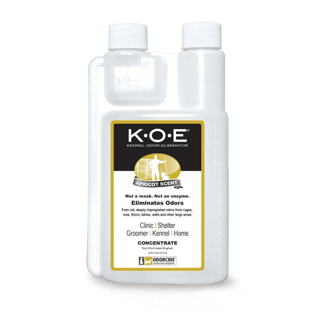 Say goodbye to pet odors! 🌟 K.O.E. 16Oz Kennel Odor Eliminator - Choose Your Favorite Scent! 🐾✨