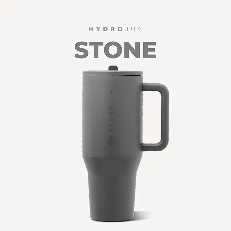 Hydrojug Traveler | Leak-Proof Insulated Tumbler with Flip Straw & Cup Holder Fit Flasks Lid Drinkware Leakproof Tumbler