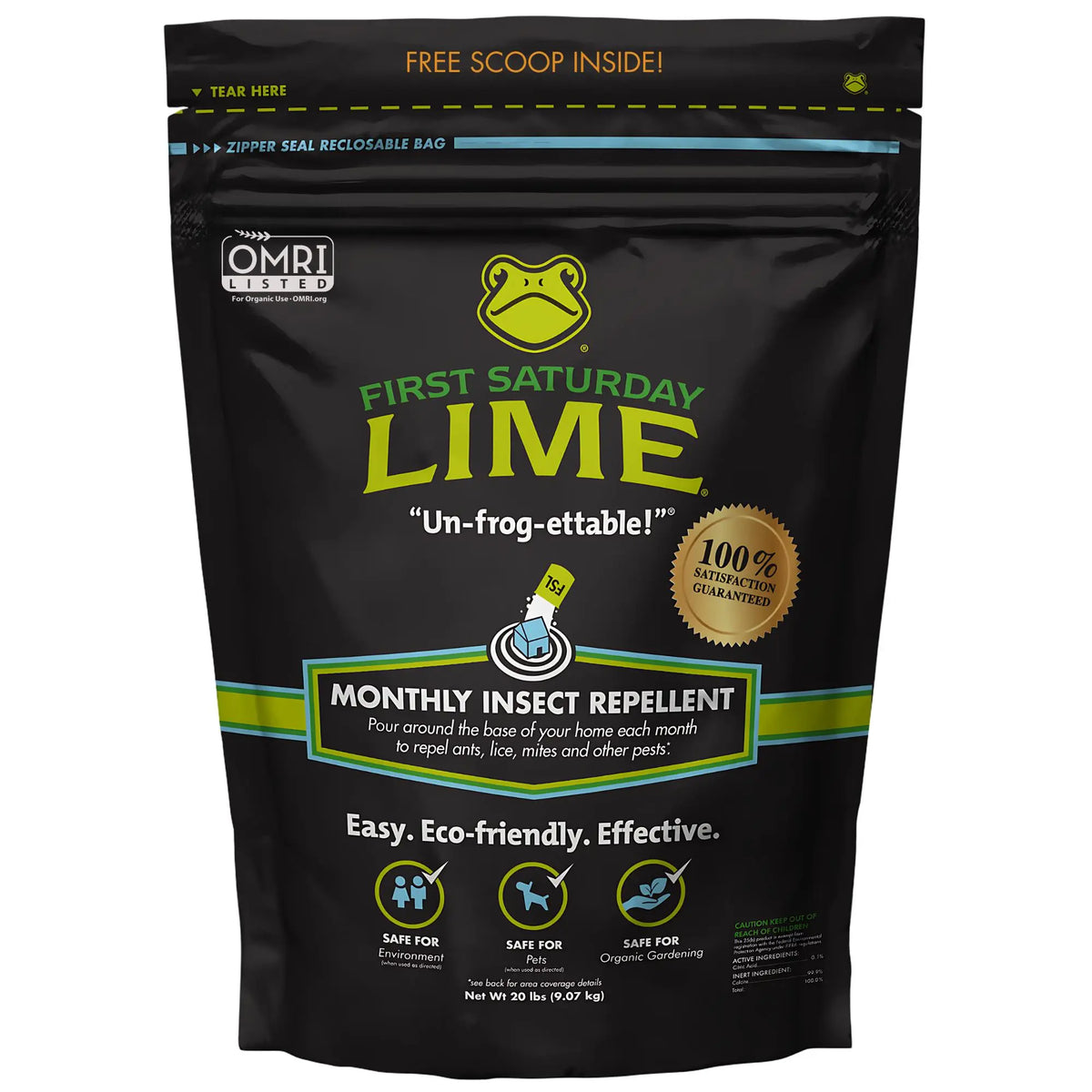 Say goodbye to pesky bugs! 🌿✨ First Saturday Lime is your pet-friendly insect repellent and deodorizer for home, garden, yard, and chicken coop. Keep your space safe and fresh! 🐾🦟 #PestControl #HomeGarden