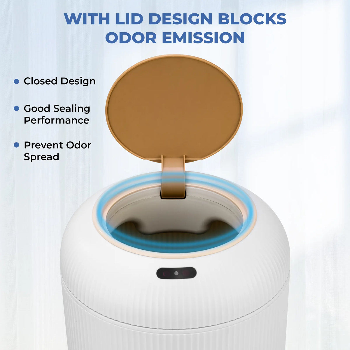 Upgrade Your Space with the Pukomc Smart Induction Waterproof Trash Can – Perfect for Any Room! 🌟♻️ #HomeEssentials #SmartLiving #EcoFriendly