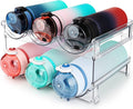 Stackable Storage Rack for Water Bottle Organization - 2-Pack for Cabinets and Countertops
