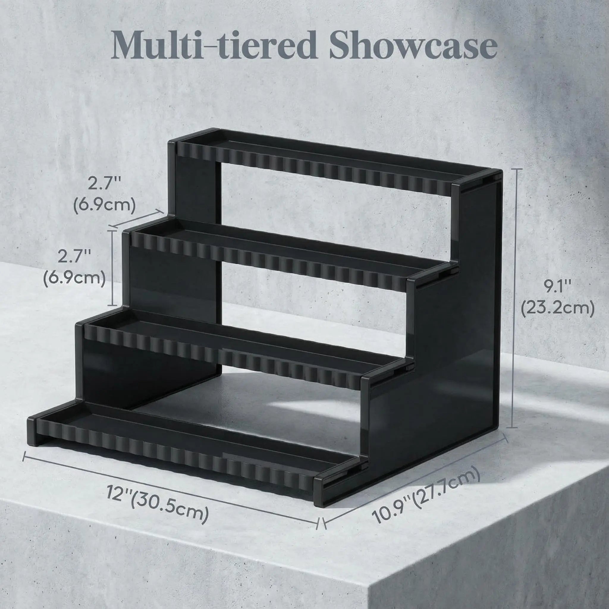 Elevate Your Space with the Lifewit 12" Display Stand - Perfect for Vanity Accessories, Cupcakes & More! #DormRoomInspo #HomeOrganization #CollegeEssentials