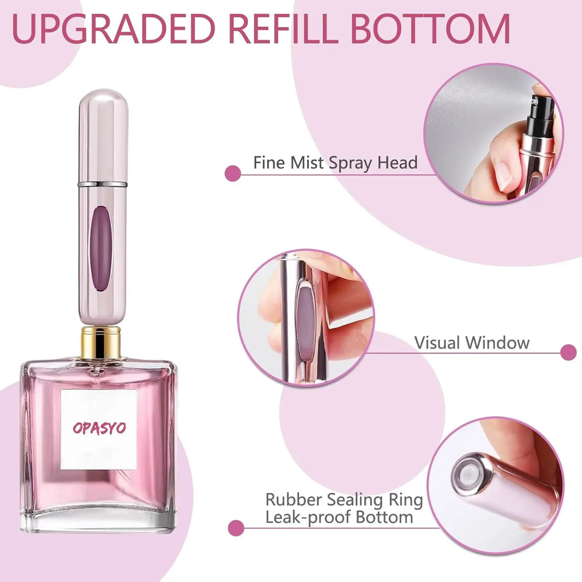 Travel in Style with Our Mini Refillable Perfume Atomizer! ✈️💖 Compact & Portable, Perfect for On-the-Go! Free Fast Shipping! 🌟