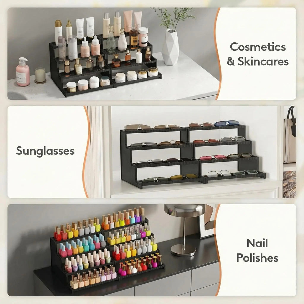 Elevate Your Space with the Lifewit 12" Display Stand - Perfect for Vanity Accessories, Cupcakes & More! #DormRoomInspo #HomeOrganization #CollegeEssentials