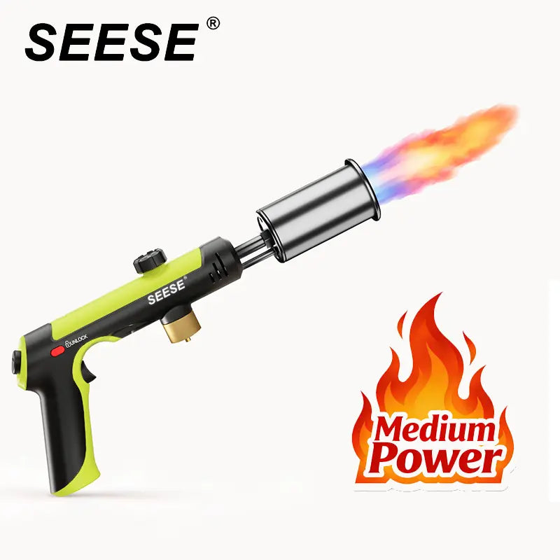Unleash Your Grilling Game with the SEESE Powerful Propane Torch Gun! 🔥 Perfect for Searing Steak, BBQ, and More! #GrillMaster #SousVide #BBQEssentials