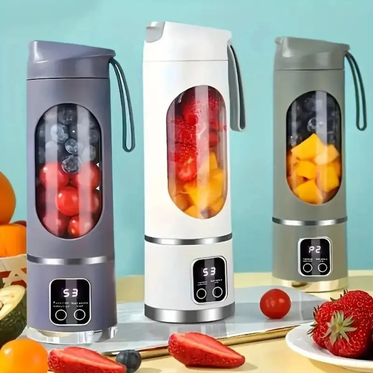 【Tiktok Top Seller】Digital Multimode Juicer Blender - Smart LED Display, Diet-Friendly, Leak Proof Design for Smoothies Liquid Diet, Ice Shakes, Fresh Juice & Baby Food, Compact Blender Smoothieblender for Home & Travel, Summerwins Dealsforyoudays