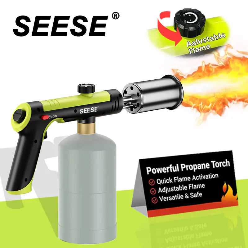 Unleash Your Grilling Game with the SEESE Powerful Propane Torch Gun! 🔥 Perfect for Searing Steak, BBQ, and More! #GrillMaster #SousVide #BBQEssentials