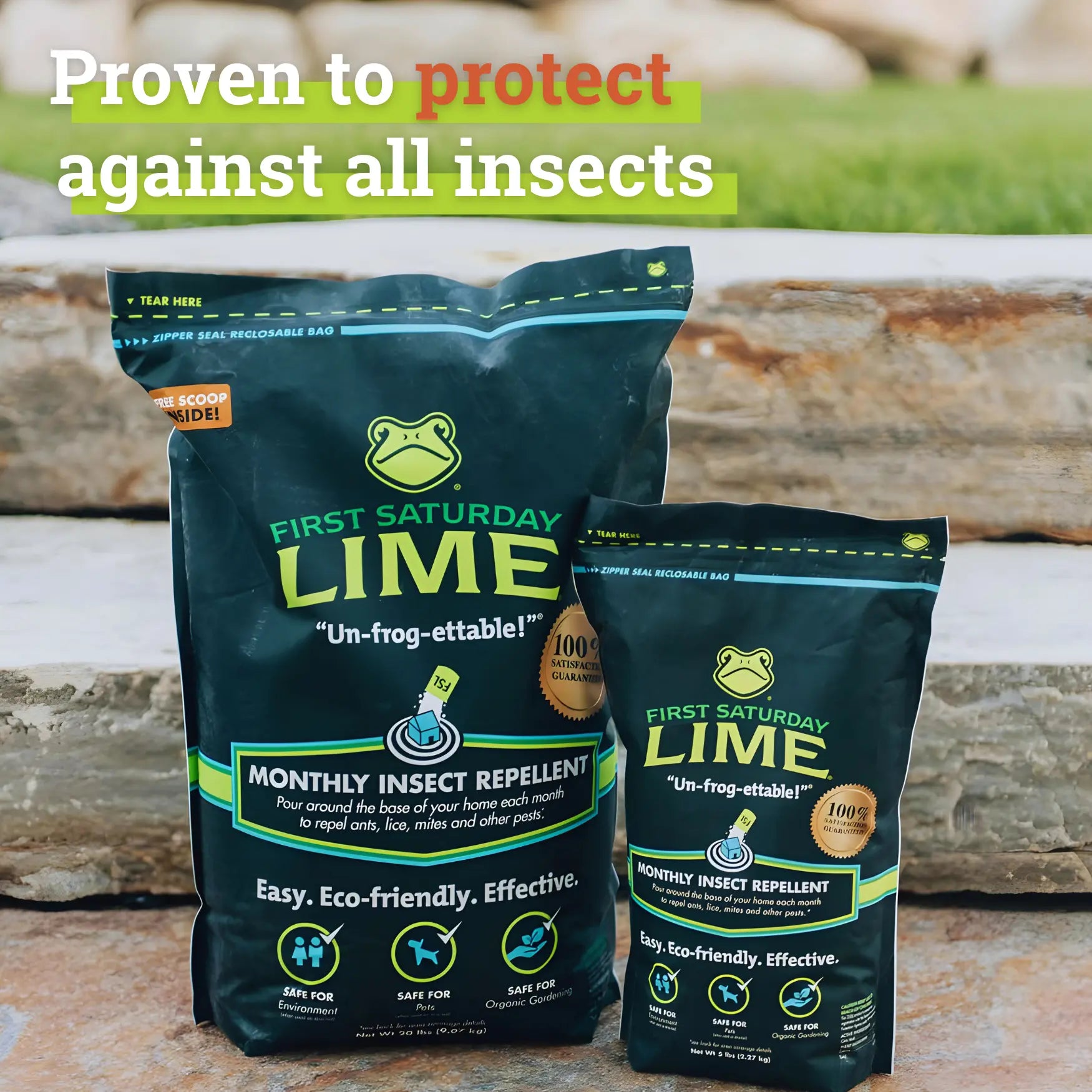 Say goodbye to pesky bugs! 🌿✨ First Saturday Lime is your pet-friendly insect repellent and deodorizer for home, garden, yard, and chicken coop. Keep your space safe and fresh! 🐾🦟 #PestControl #HomeGarden