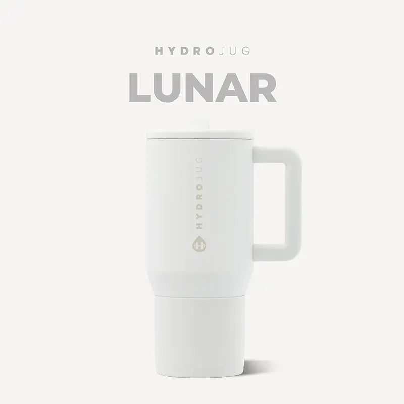 Hydrojug Traveler | Leak-Proof Insulated Tumbler with Flip Straw & Cup Holder Fit Flasks Lid Drinkware Leakproof Tumbler