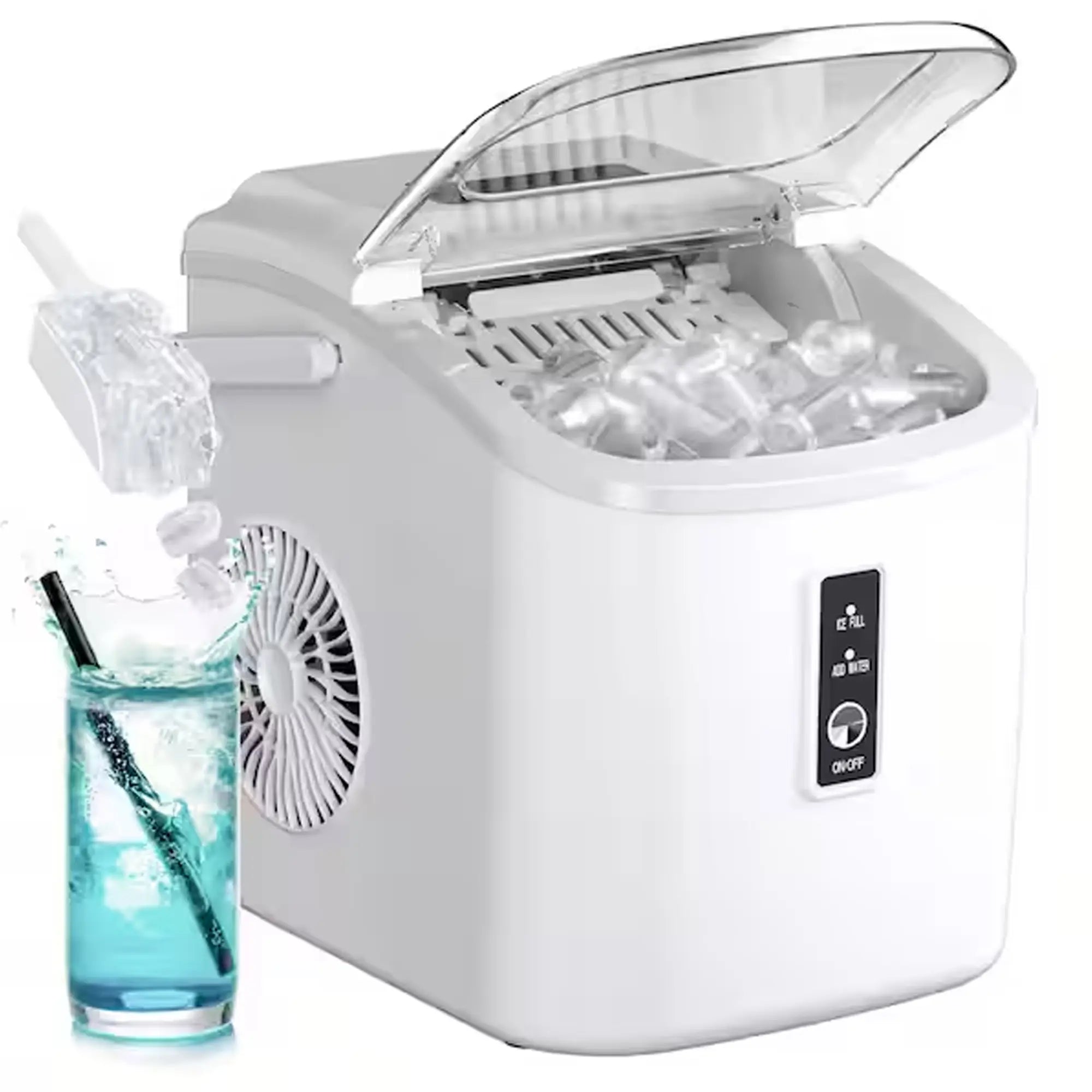 Chill Out Anywhere! ❄️ Meet the 2024 EUHOMY Portable Ice Maker – 26Lbs of Ice in Just 24Hrs, 9 Cubes in 6 Mins! Perfect for Home, Kitchen, Camping & RV Adventures! 🧊✨ #IceMaker #SummerVibes