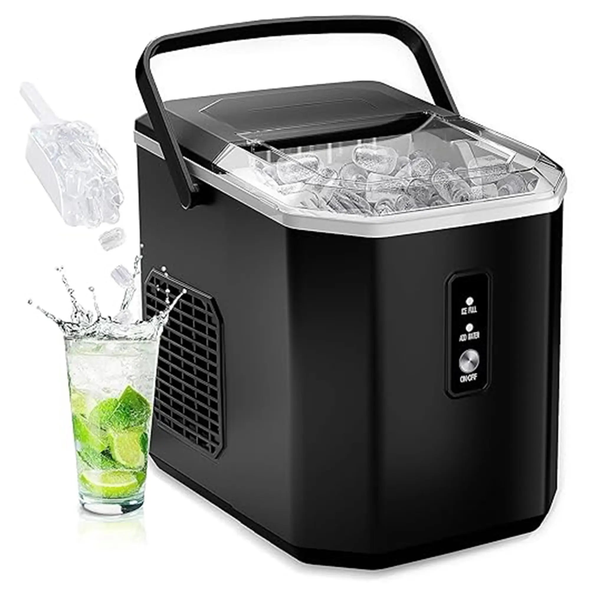 Chill Out Anywhere! ❄️ Meet the 2024 EUHOMY Portable Ice Maker – 26Lbs of Ice in Just 24Hrs, 9 Cubes in 6 Mins! Perfect for Home, Kitchen, Camping & RV Adventures! 🧊✨ #IceMaker #SummerVibes