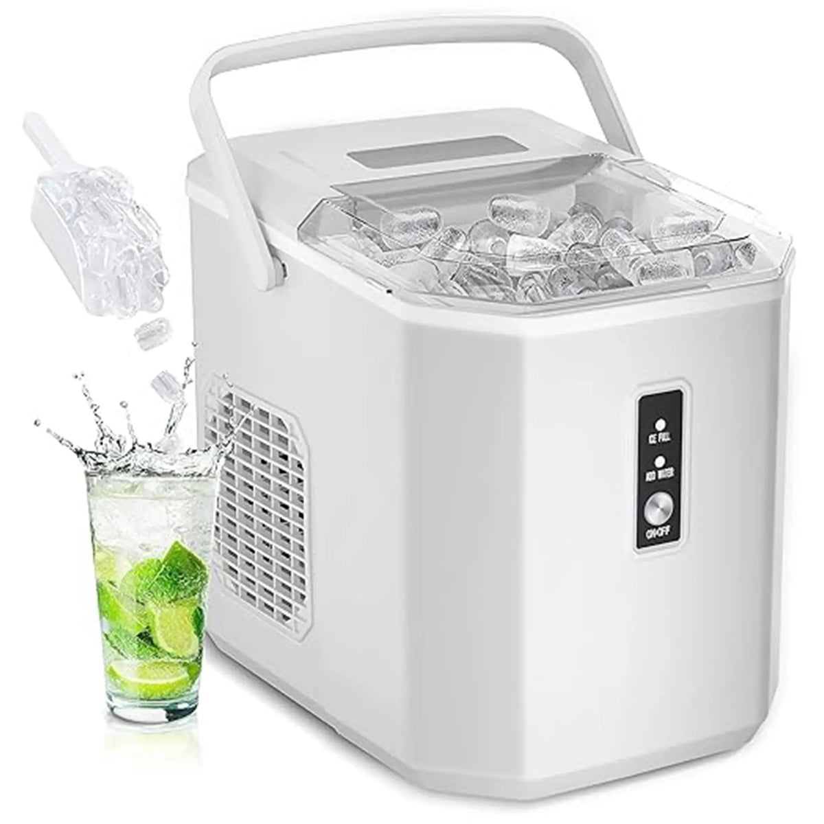 Chill Out Anywhere! ❄️ Meet the 2024 EUHOMY Portable Ice Maker – 26Lbs of Ice in Just 24Hrs, 9 Cubes in 6 Mins! Perfect for Home, Kitchen, Camping & RV Adventures! 🧊✨ #IceMaker #SummerVibes