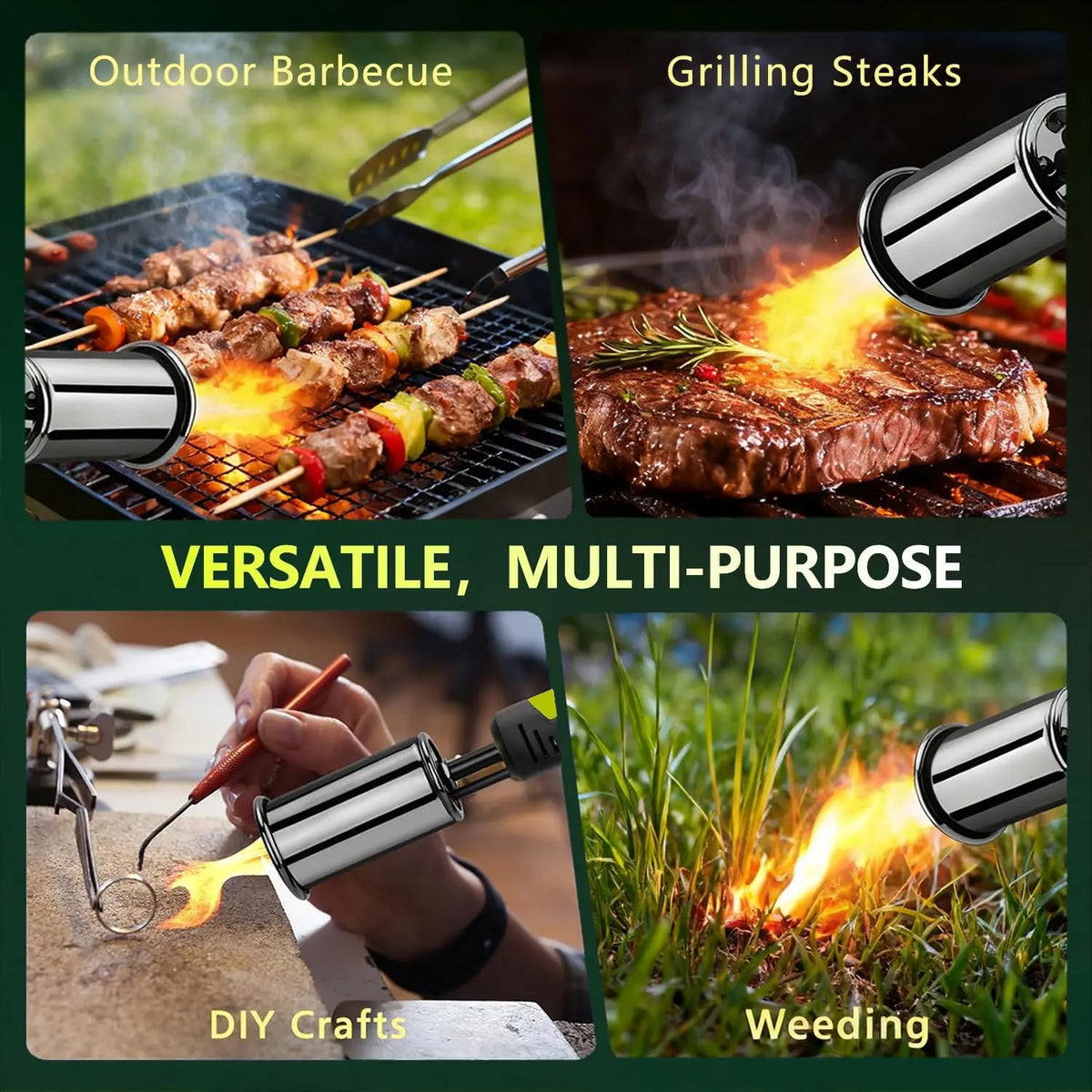 Unleash Your Grilling Game with the SEESE Powerful Propane Torch Gun! 🔥 Perfect for Searing Steak, BBQ, and More! #GrillMaster #SousVide #BBQEssentials