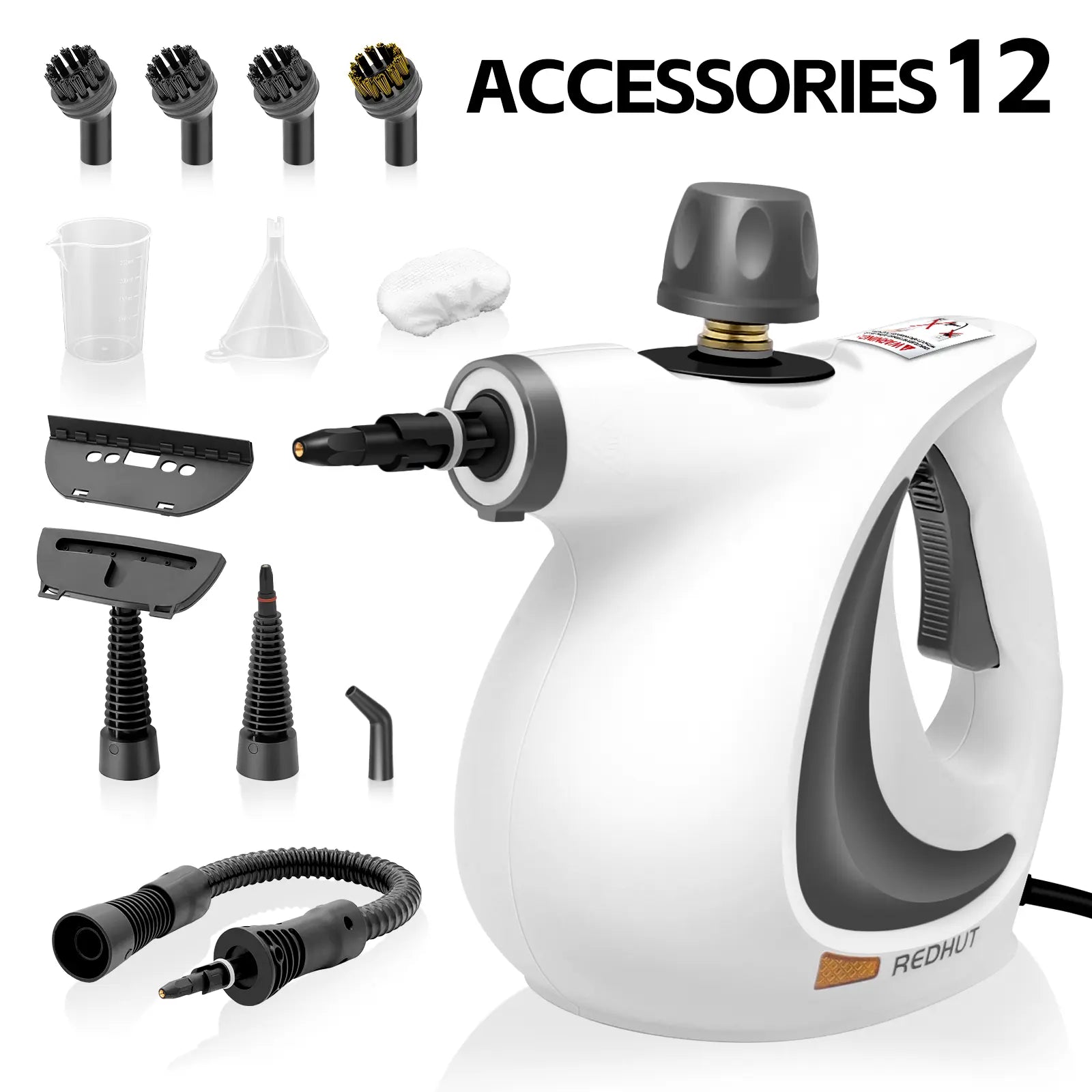 Transform your cleaning routine with the Redhut 2026 Portable Steam Cleaner! 💧✨ Lightweight, compact, and chemical-free, it comes with 12 accessories for a sparkling home. Safe for the whole family! 🏡💚 #CleanWithSteam #HomeEssentials