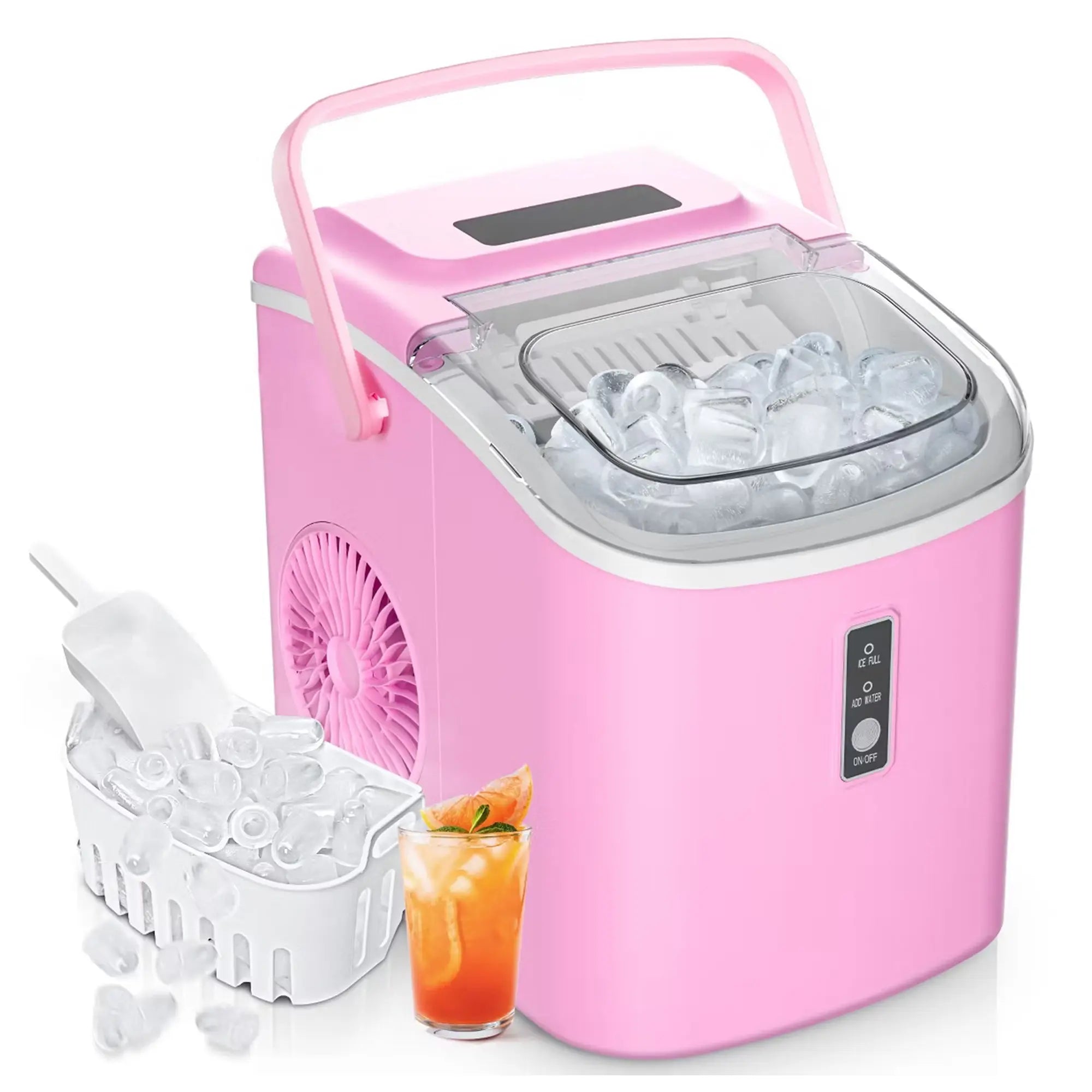 Chill Out Anywhere! ❄️ Meet the 2024 EUHOMY Portable Ice Maker – 26Lbs of Ice in Just 24Hrs, 9 Cubes in 6 Mins! Perfect for Home, Kitchen, Camping & RV Adventures! 🧊✨ #IceMaker #SummerVibes