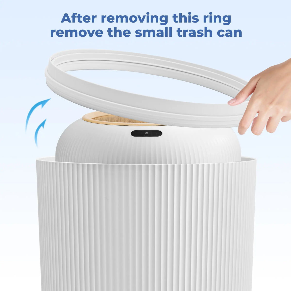 Upgrade Your Space with the Pukomc Smart Induction Waterproof Trash Can – Perfect for Any Room! 🌟♻️ #HomeEssentials #SmartLiving #EcoFriendly