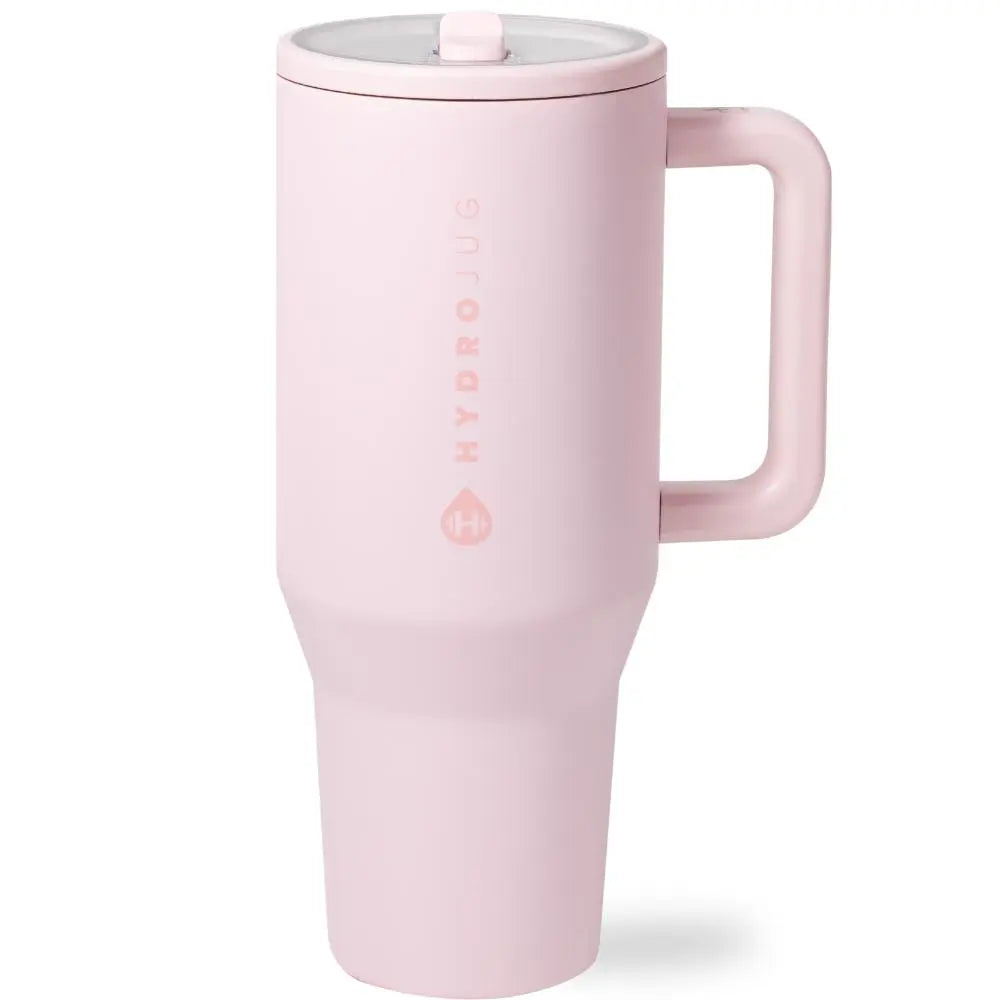Hydrojug Traveler | Leak-Proof Insulated Tumbler with Flip Straw & Cup Holder Fit Flasks Lid Drinkware Leakproof Tumbler