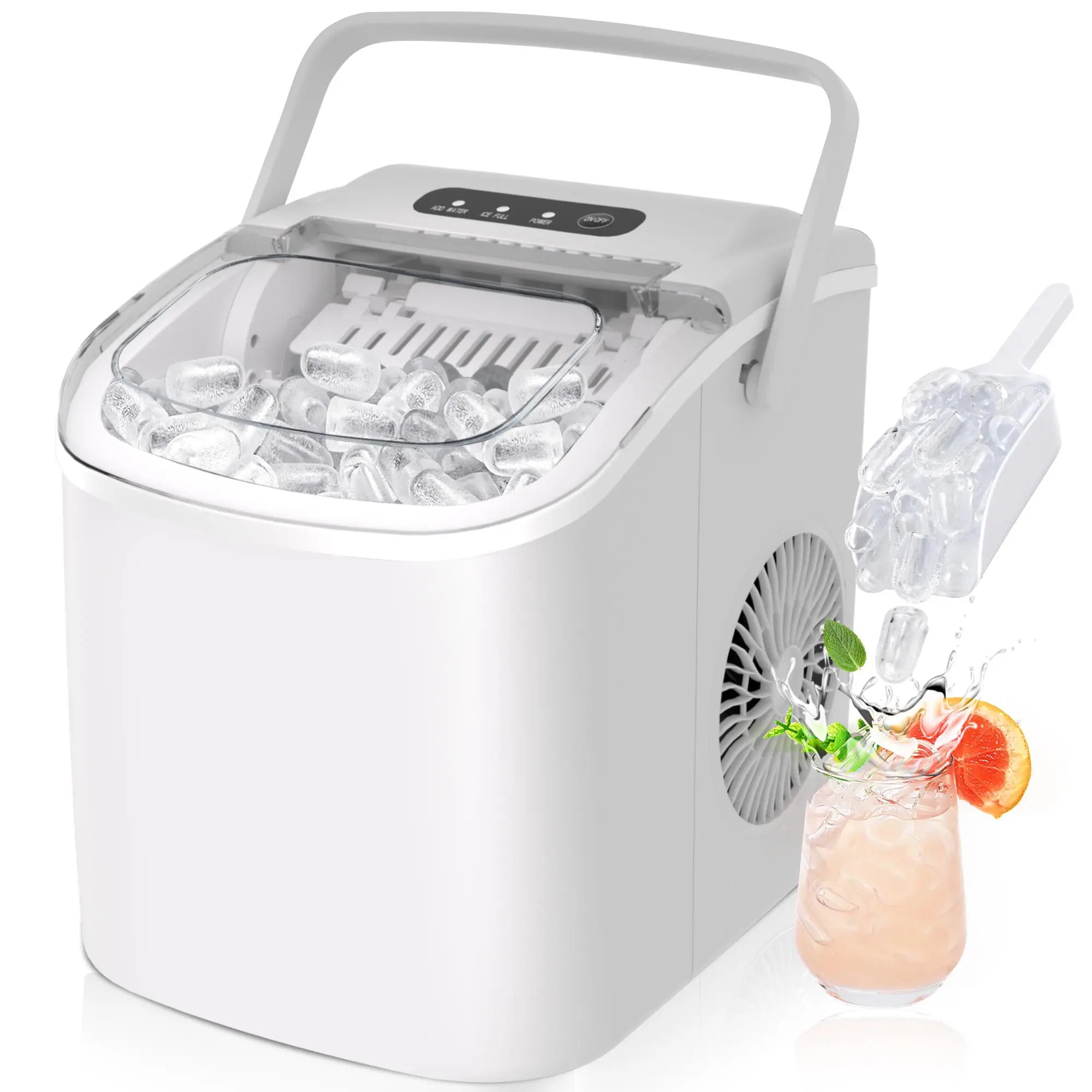 Chill Out Anywhere! ❄️ Meet the 2024 EUHOMY Portable Ice Maker – 26Lbs of Ice in Just 24Hrs, 9 Cubes in 6 Mins! Perfect for Home, Kitchen, Camping & RV Adventures! 🧊✨ #IceMaker #SummerVibes
