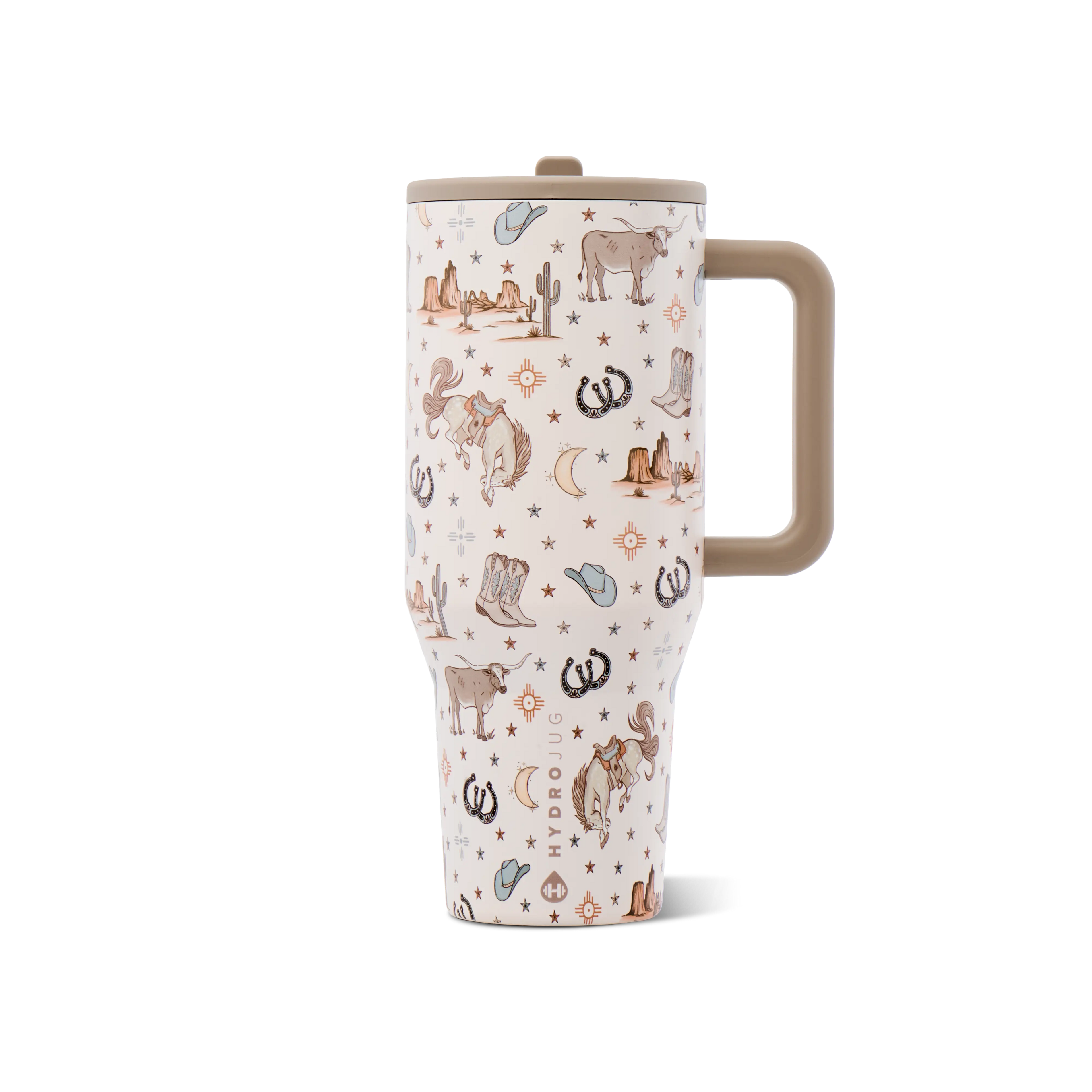 Hydrojug Traveler | Leak-Proof Insulated Tumbler with Flip Straw & Cup Holder Fit Flasks Lid Drinkware Leakproof Tumbler