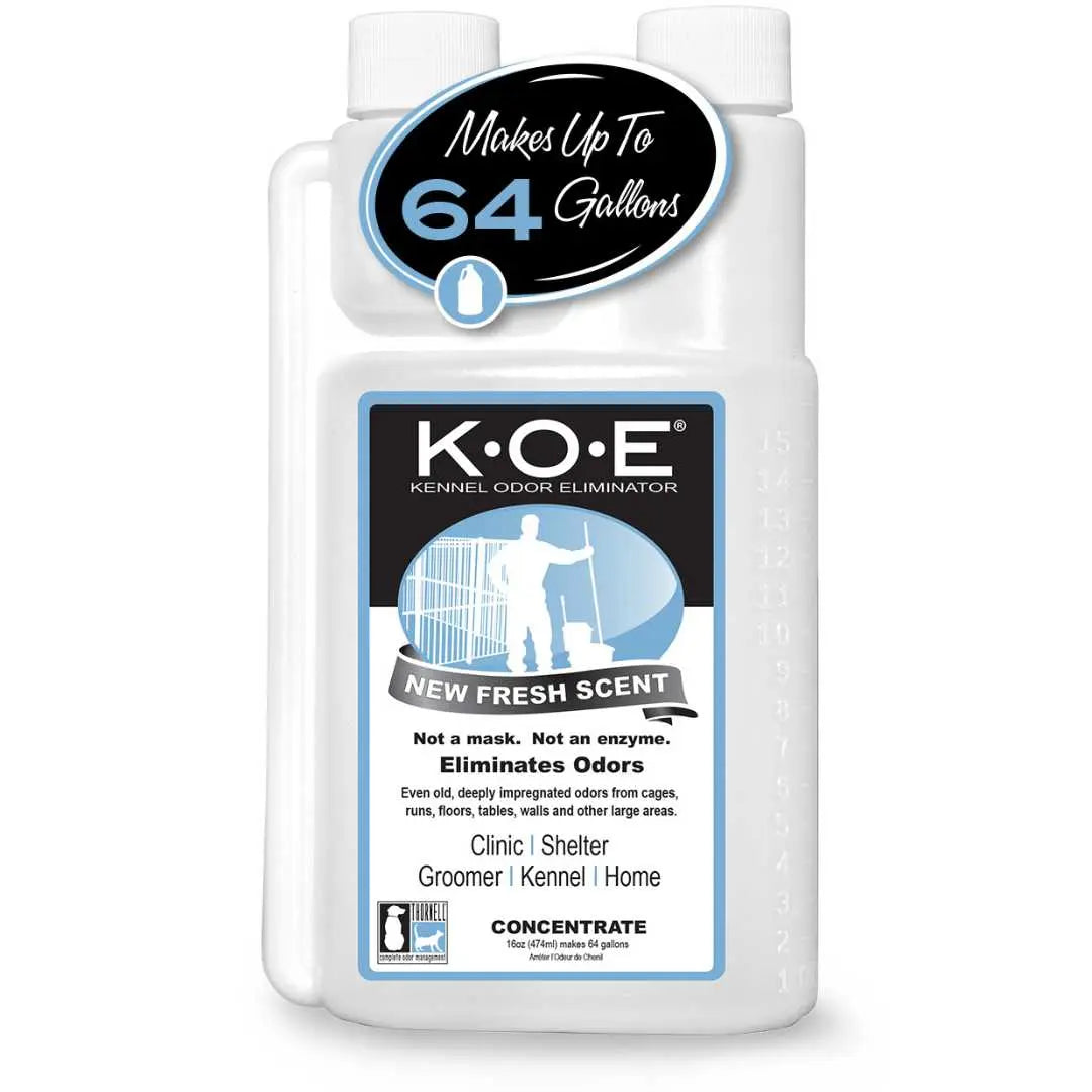 Say goodbye to pet odors! 🌟 K.O.E. 16Oz Kennel Odor Eliminator - Choose Your Favorite Scent! 🐾✨
