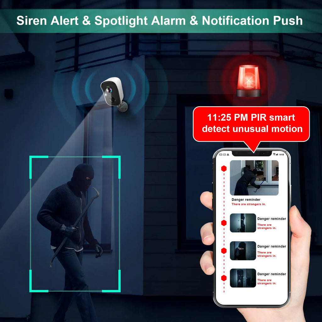 Stay Secure with Vision Well's Solar-Powered Wireless Security Camera! 🌞📹 1080P HD, 2-Way Audio, and Easy Installation for Ultimate Peace of Mind! #HomeSecurity #SmartHome