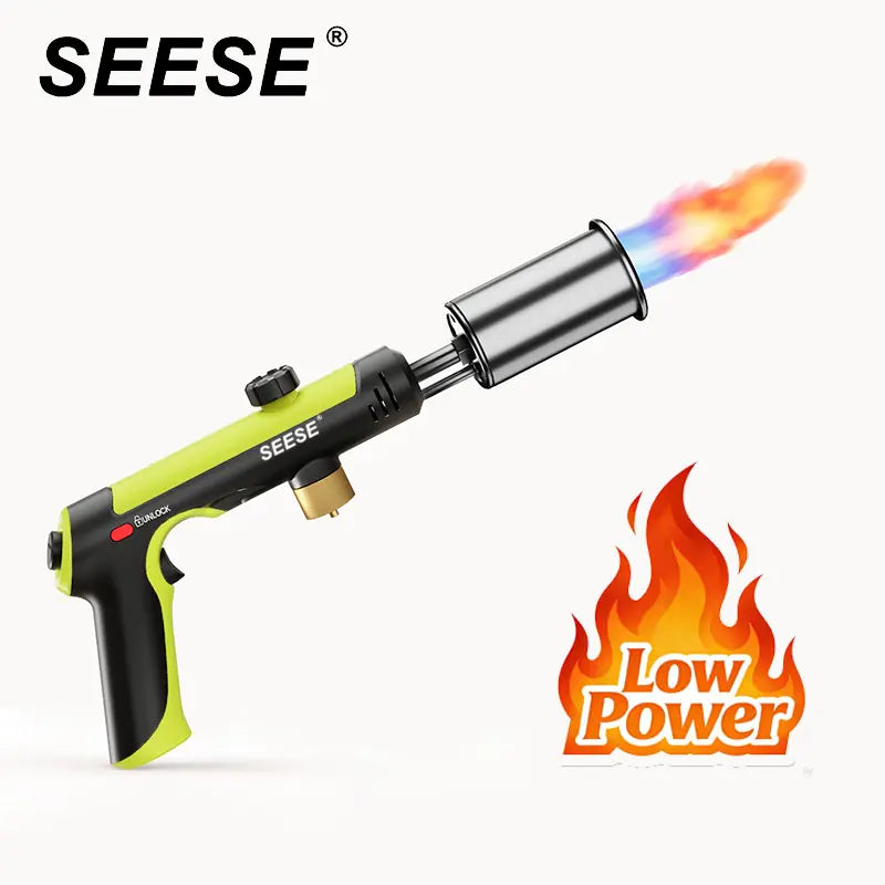 Unleash Your Grilling Game with the SEESE Powerful Propane Torch Gun! 🔥 Perfect for Searing Steak, BBQ, and More! #GrillMaster #SousVide #BBQEssentials