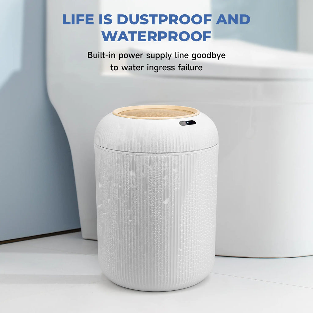 Upgrade Your Space with the Pukomc Smart Induction Waterproof Trash Can – Perfect for Any Room! 🌟♻️ #HomeEssentials #SmartLiving #EcoFriendly